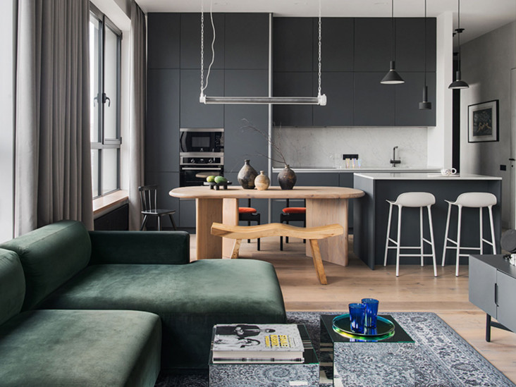 Квартира дизайнера 60 кв. метров в старом доме-18