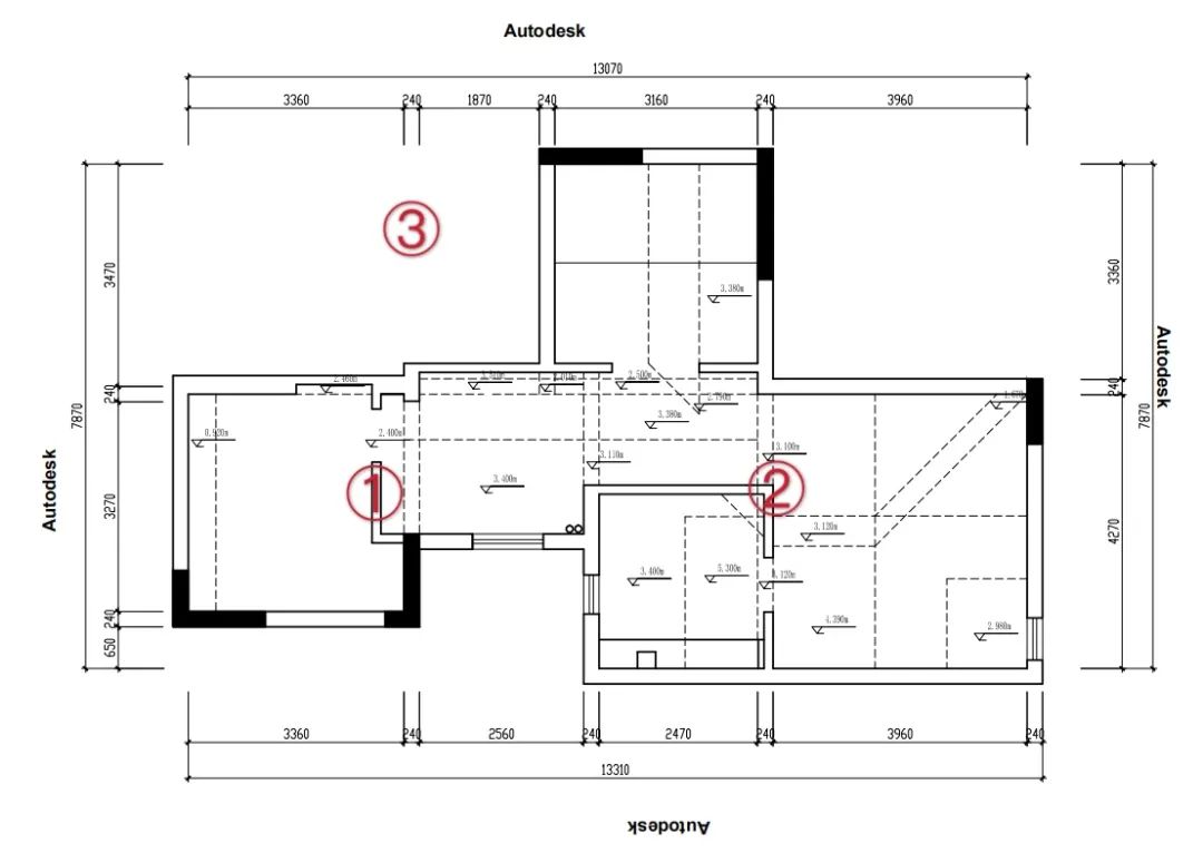 现代轻奢风 | 蓝白木三色打造 320㎡别墅空间-103