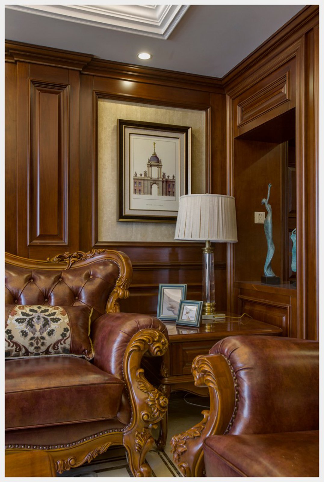 200㎡宁波名仕花园美式新古典住宅设计-5