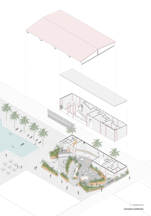 越南 IPPUDO 餐厅——绿植与木筷的多层空间叙事-27