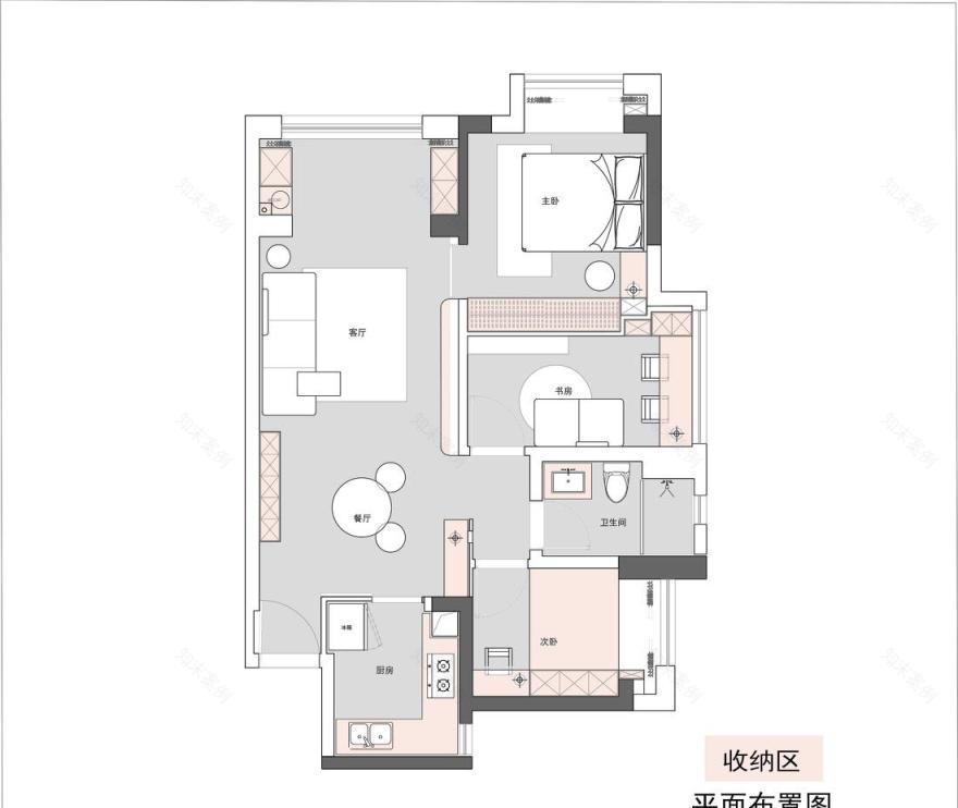 奶油北欧风精装房改造,90 后新人的温馨二人居-39