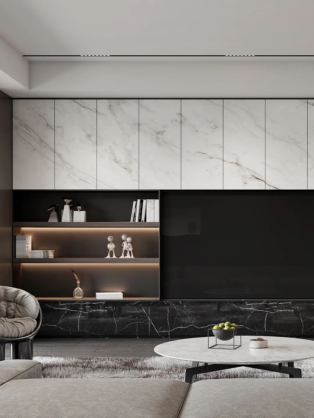 意式极简艺术生活融合设计丨中国长沙丨周笙笙建筑装饰设计-9