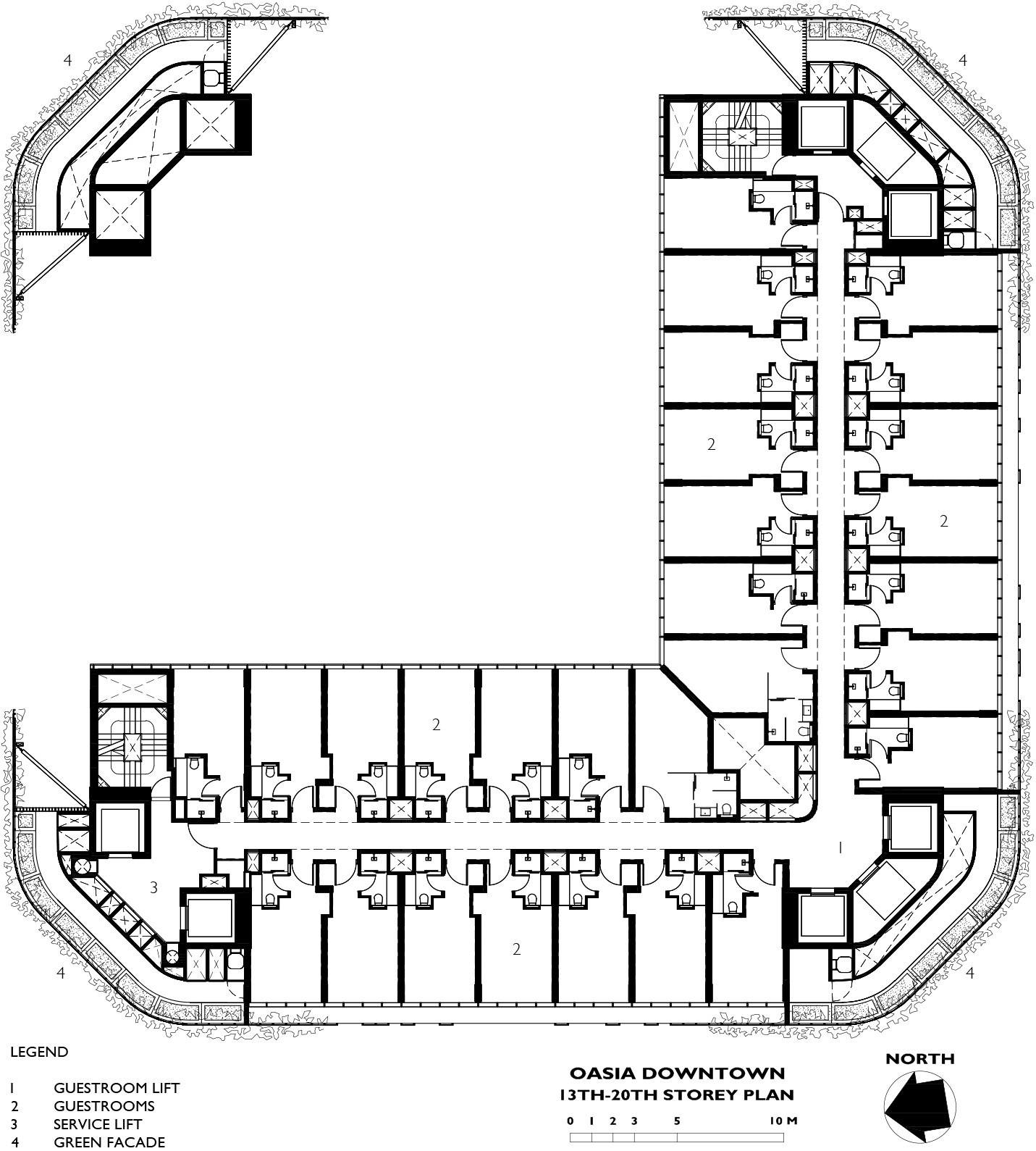 新加坡 Oasia 酒店 | 热带城市土地利用集约化设计的新典范-57