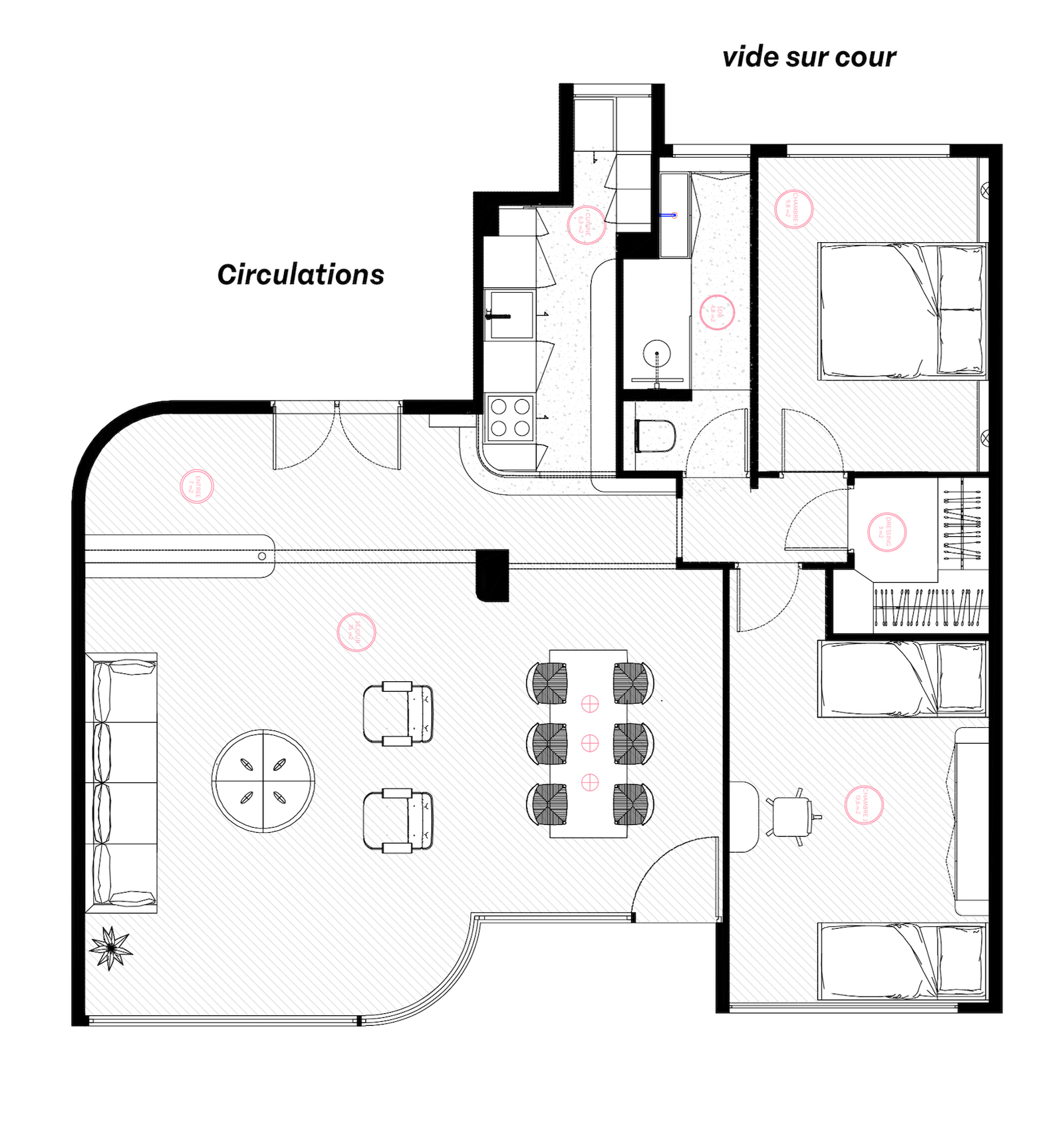 巴黎勒·柯布西耶追随者设计的公寓丨法国巴黎丨Studio Baha-37