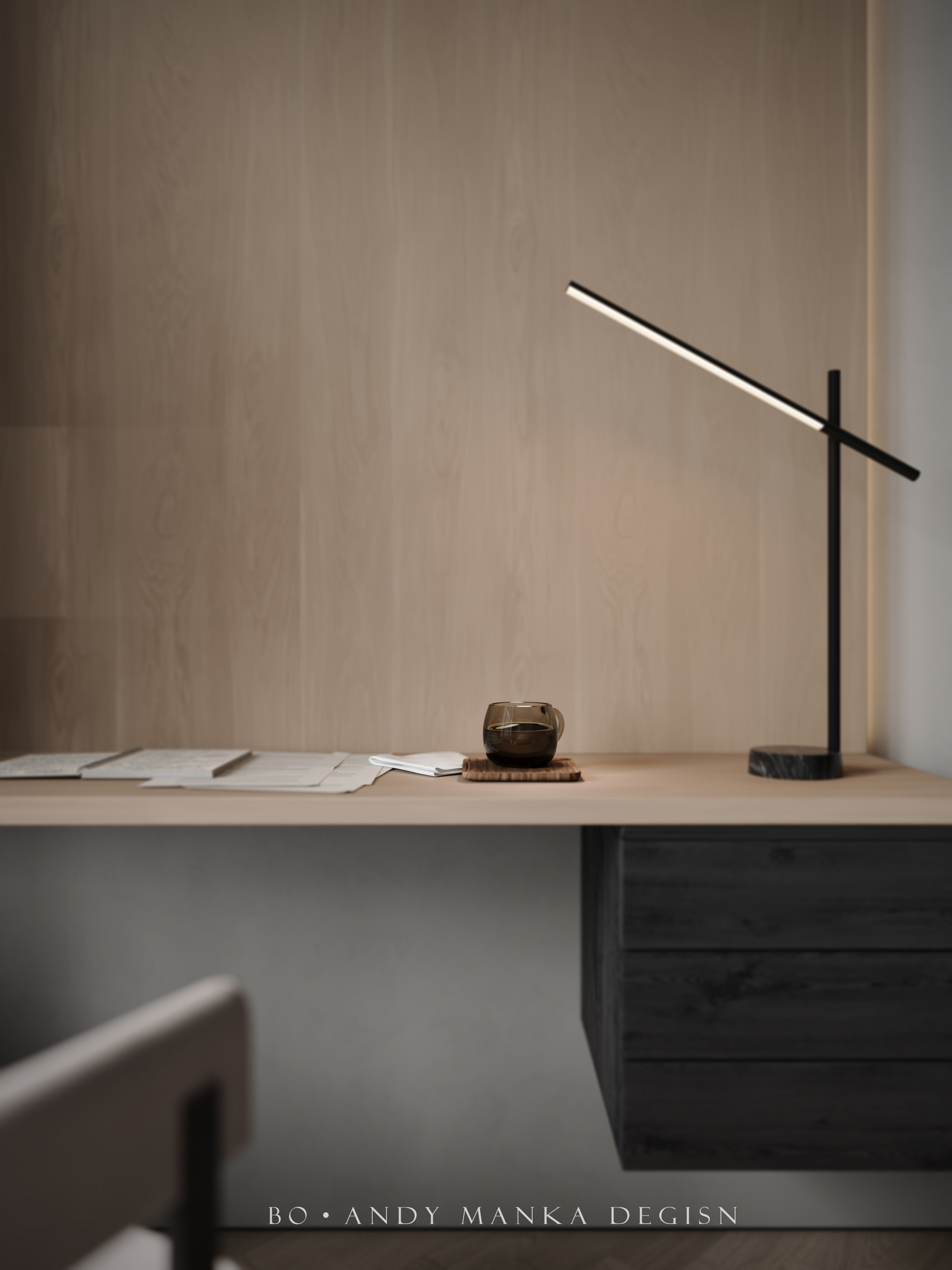 黑色与木色的碰撞-15