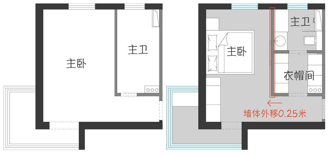 极简黑白灰,打造开阔健身房与儿童绘画天地-9