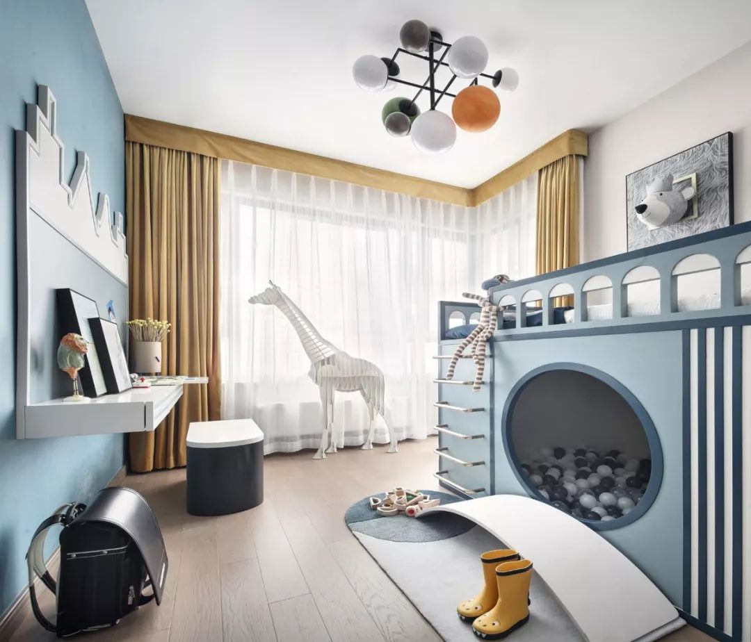 合肥翡翠天际 166 户型样板间 | 自然都市诗歌的寓教于乐设计-38