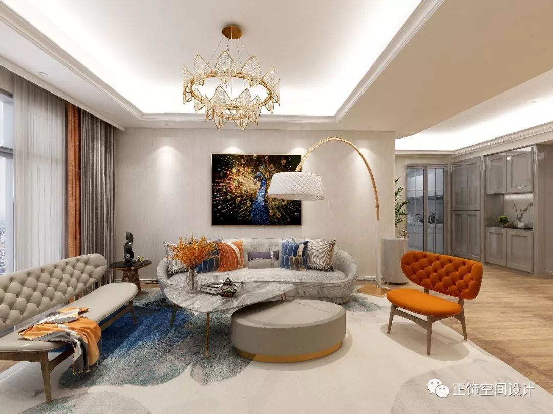 上海望族苑轻奢家居设计,舒适与艺术的完美结合-15