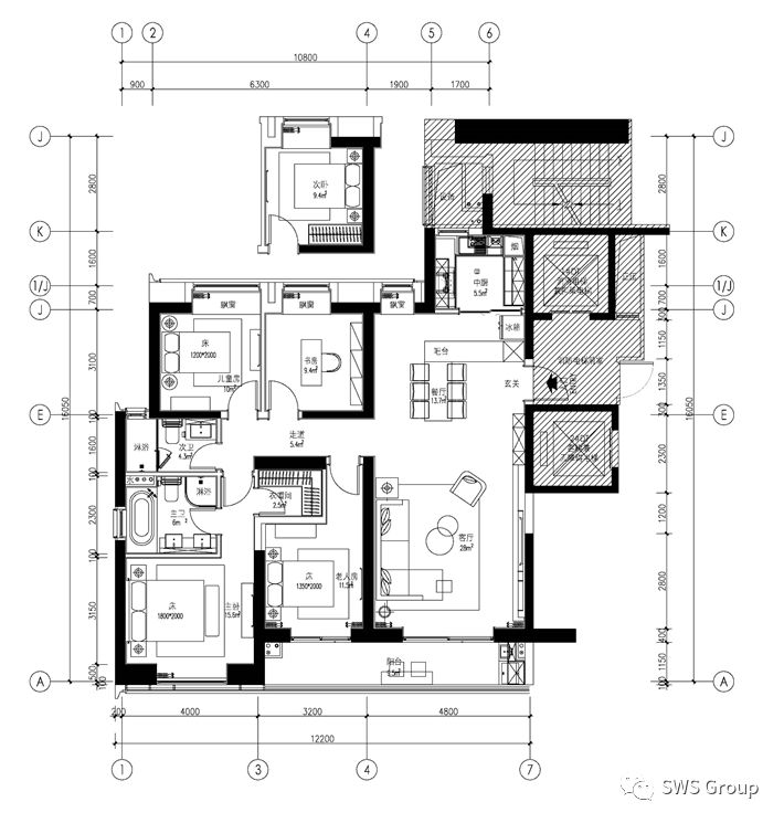 武汉绿城凤起听澜样板间 | 年轻现代的理想居所-97