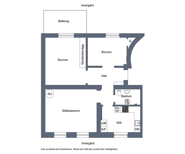 斯德哥尔摩温馨奶油咖啡色公寓设计-22