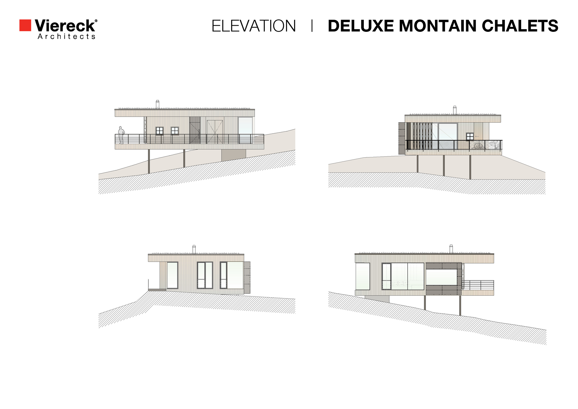 奥地利山景木屋丨Viereck Architects-44