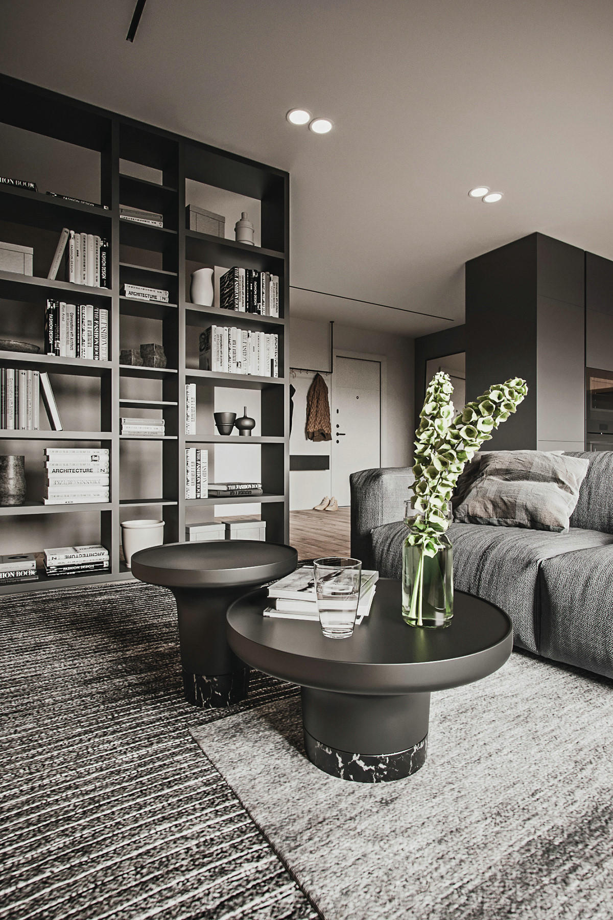 霍尔设计 | 现代舒适风，简约不单调-1