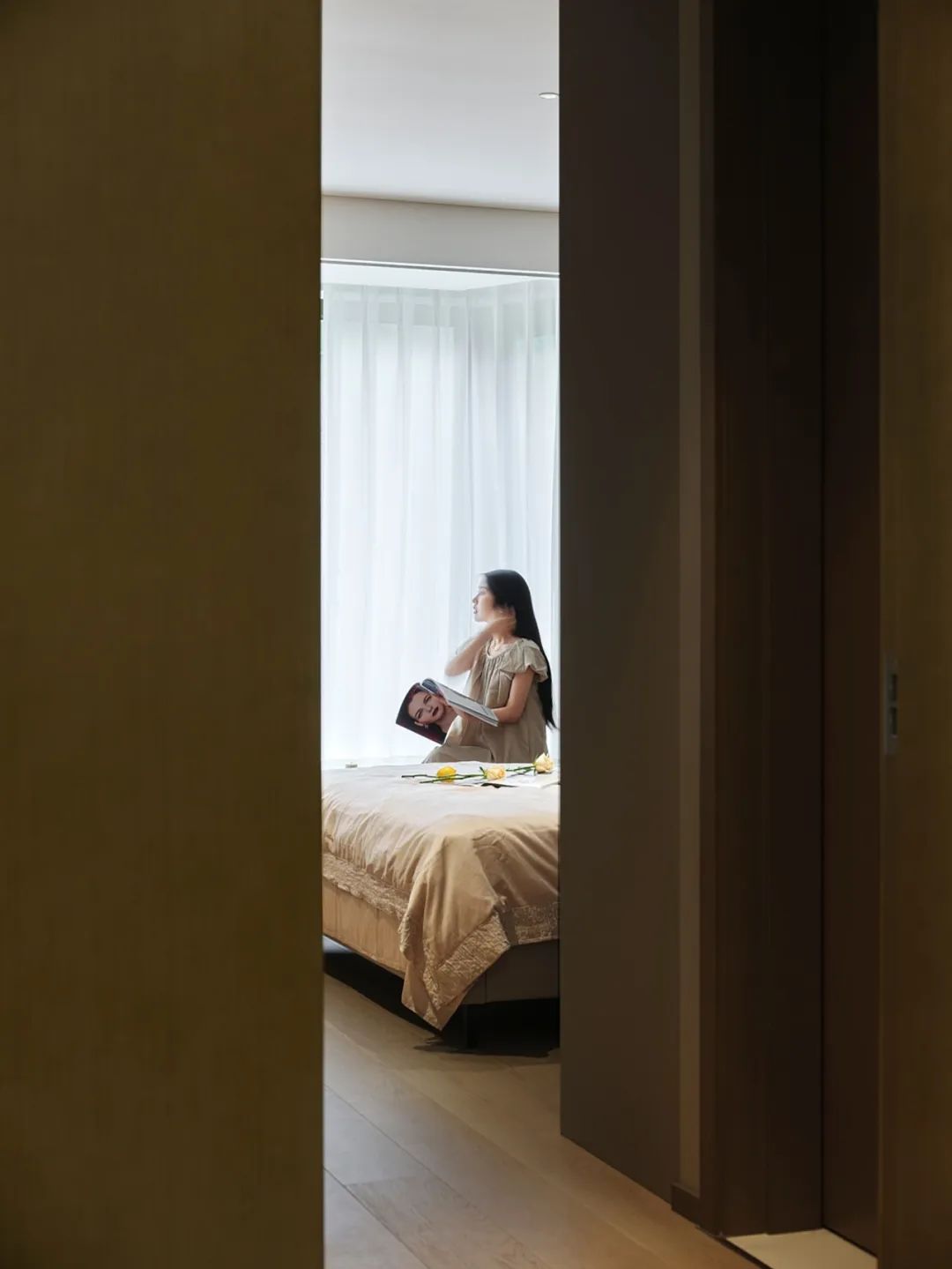 现代轻奢三居,打造都会女郎Kiko的理想家丨中国上海丨林时垚-118