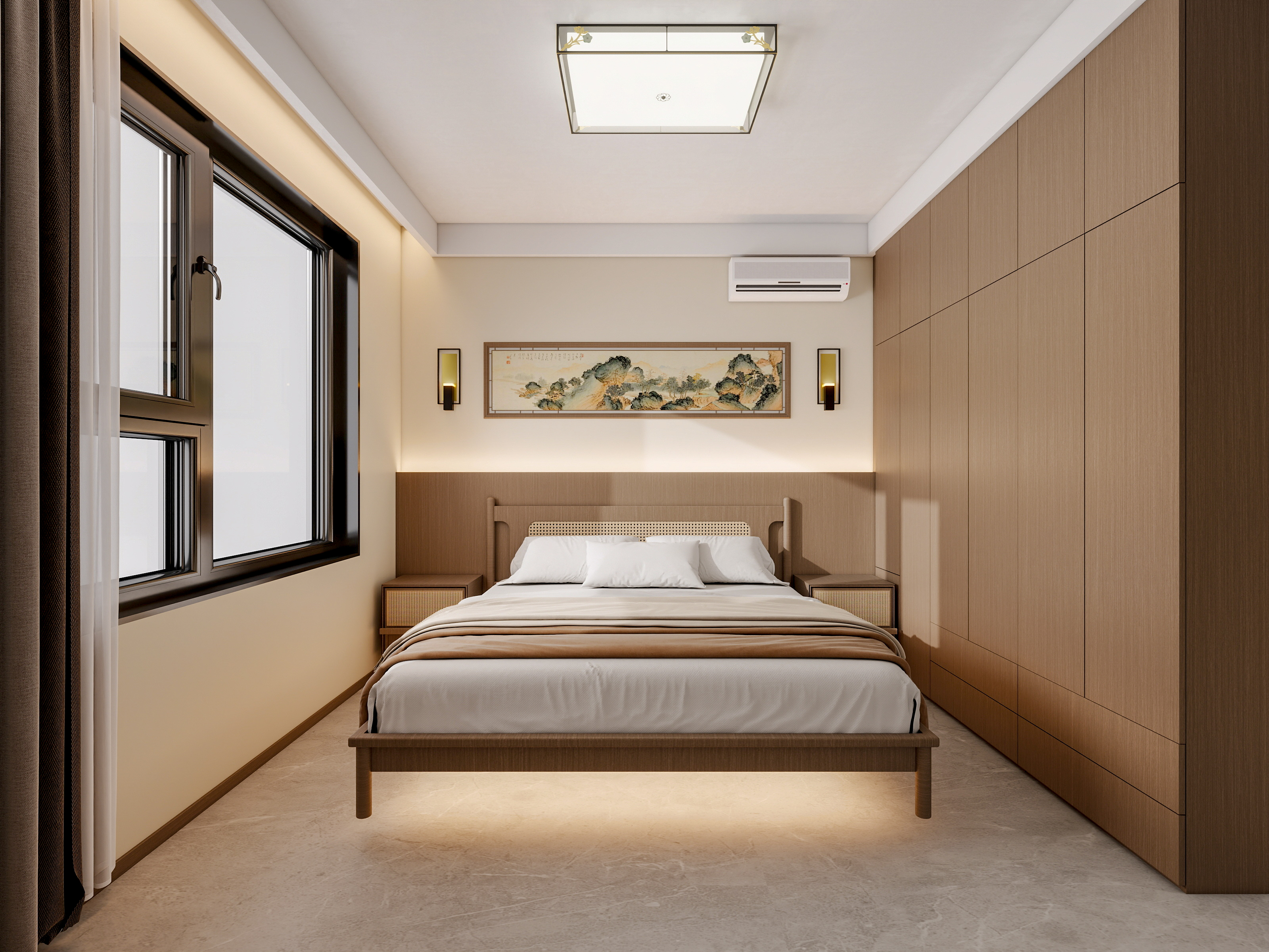 四川岳池香水湾（116平方简约中式三居室）-27