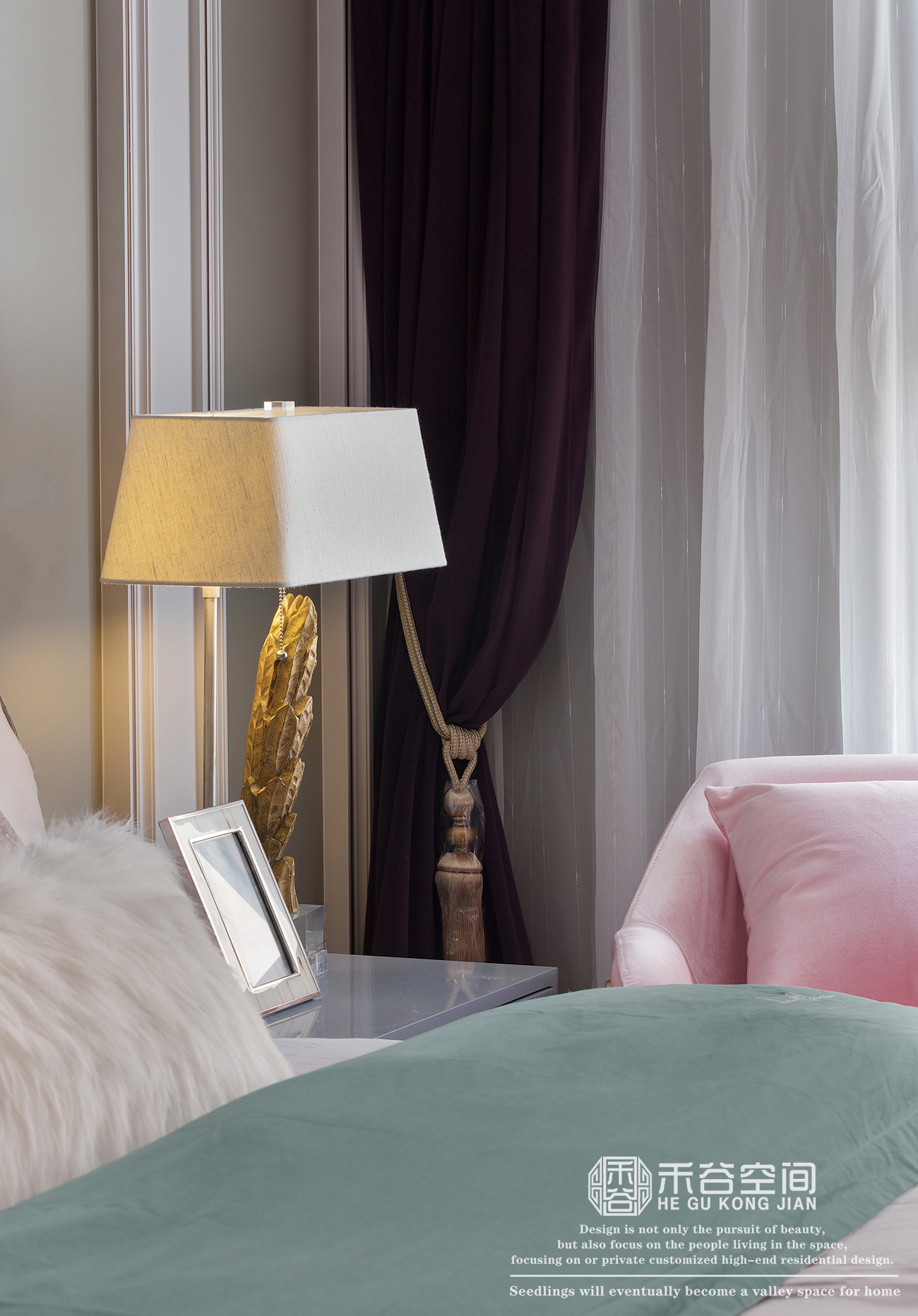 合肥世贸翡翠首府美式轻奢家居设计,打造舒适乌托邦世界-26