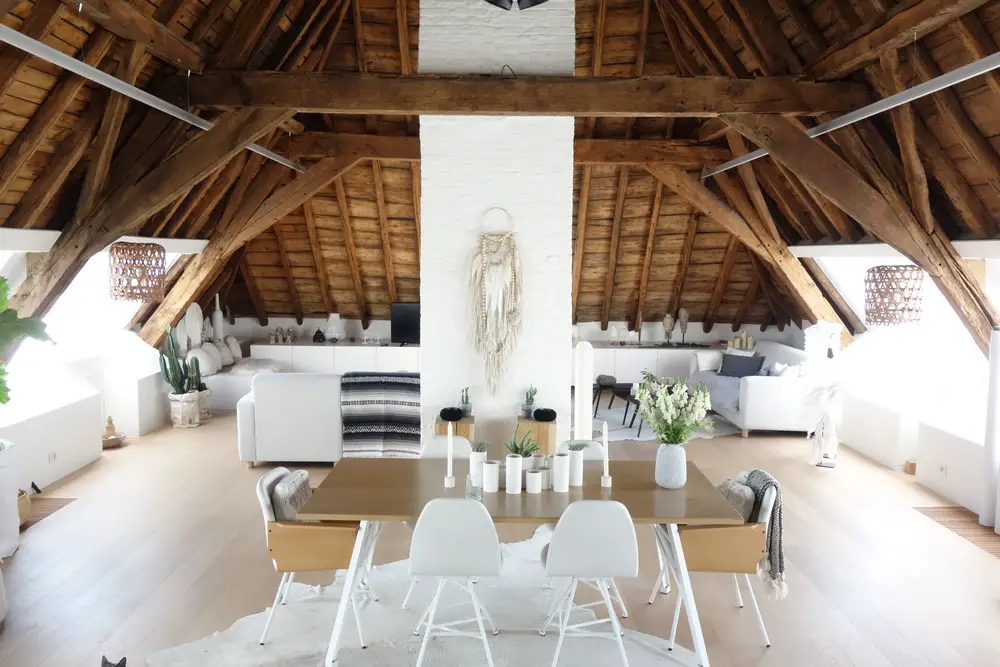 比利时 230㎡时尚波西米亚风屋顶阁楼设计-1