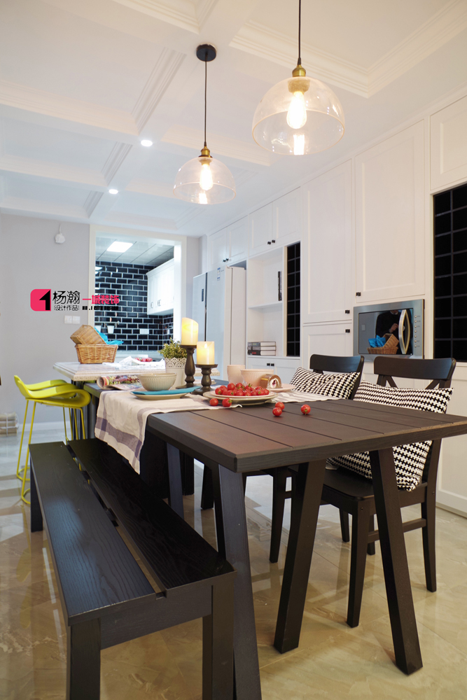 乐山 112m2 简美艺术风，中性摩登灰与湛黄的欢乐颂-23