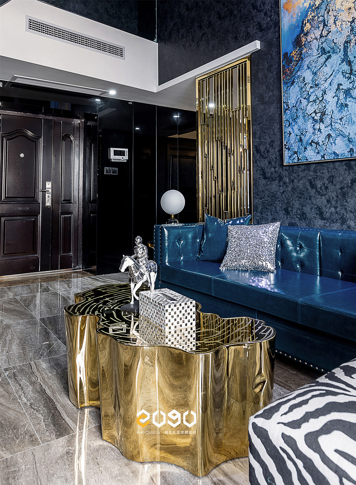 杭州捌零玖零设计|150㎡复式LOFT现代法式轻奢-39