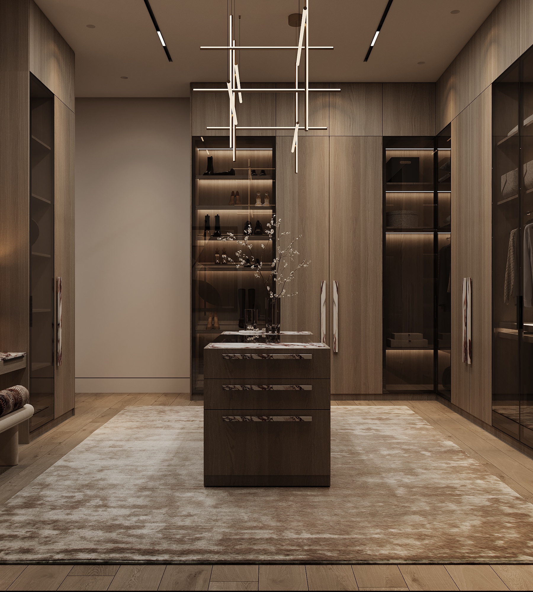 现代奢华更衣室设计丨沙特阿拉伯-6