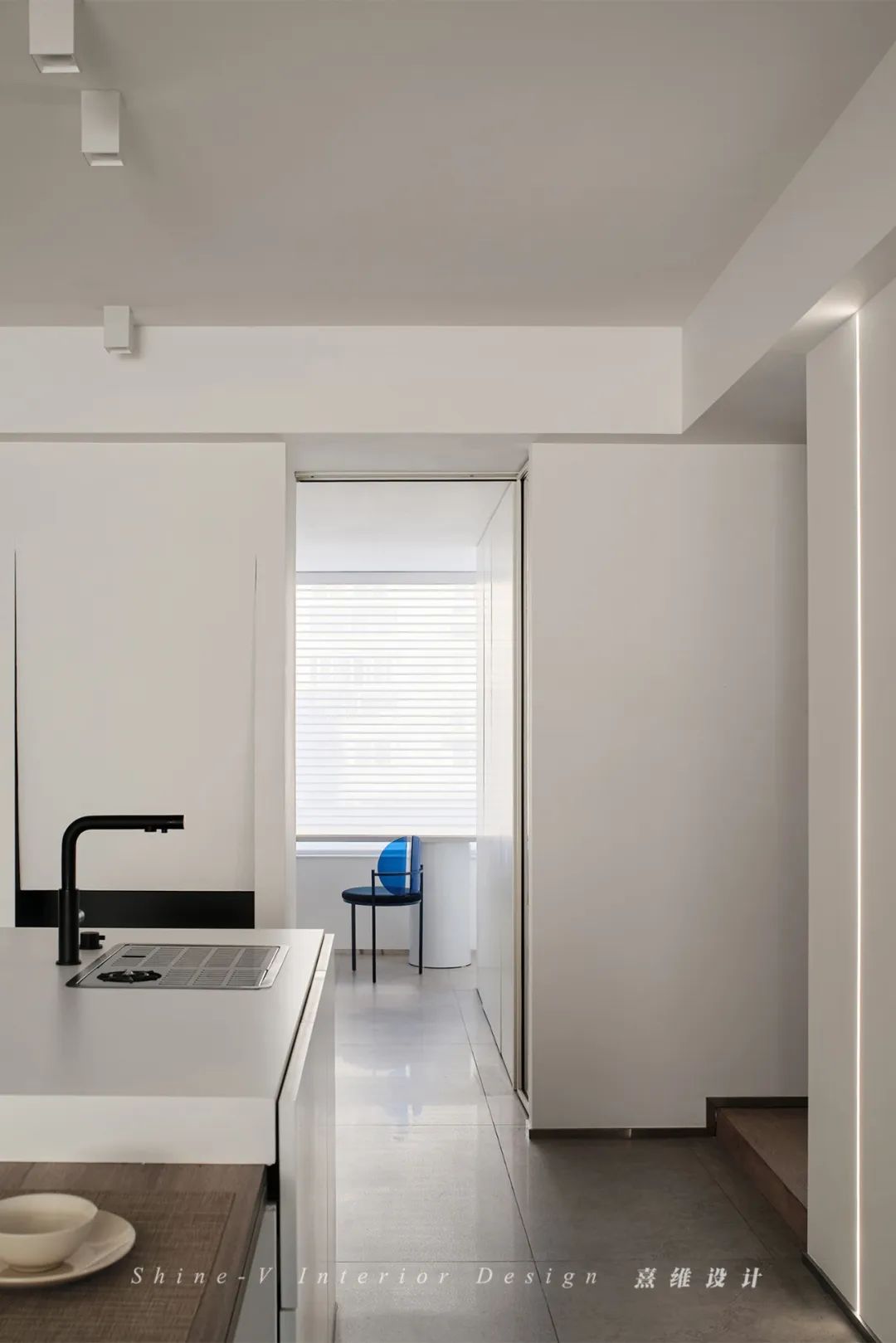 逾白 · 115㎡纯白空间,开放式客餐设计丨中国南京丨熹维设计-63