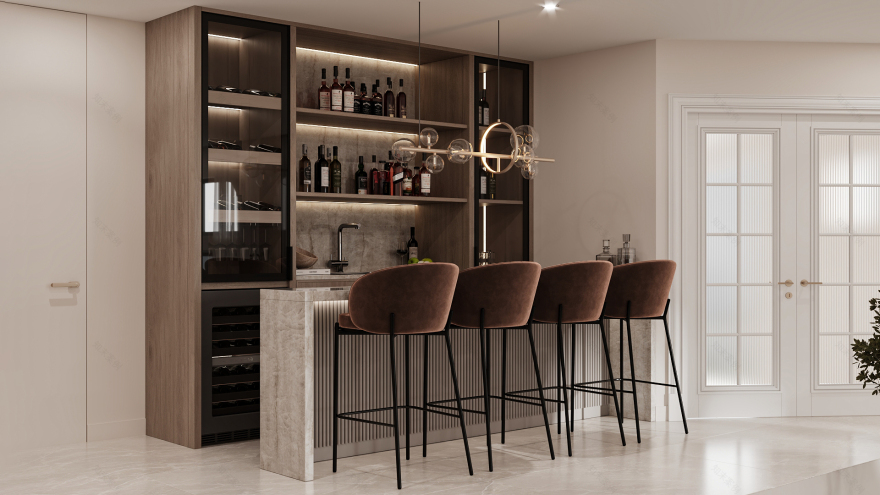 摩卡家居内饰(注:MOCCA推测音译为摩卡 ,具体需结合实际品牌情况) 丨美国洛杉矶丨Futuris Architects-22