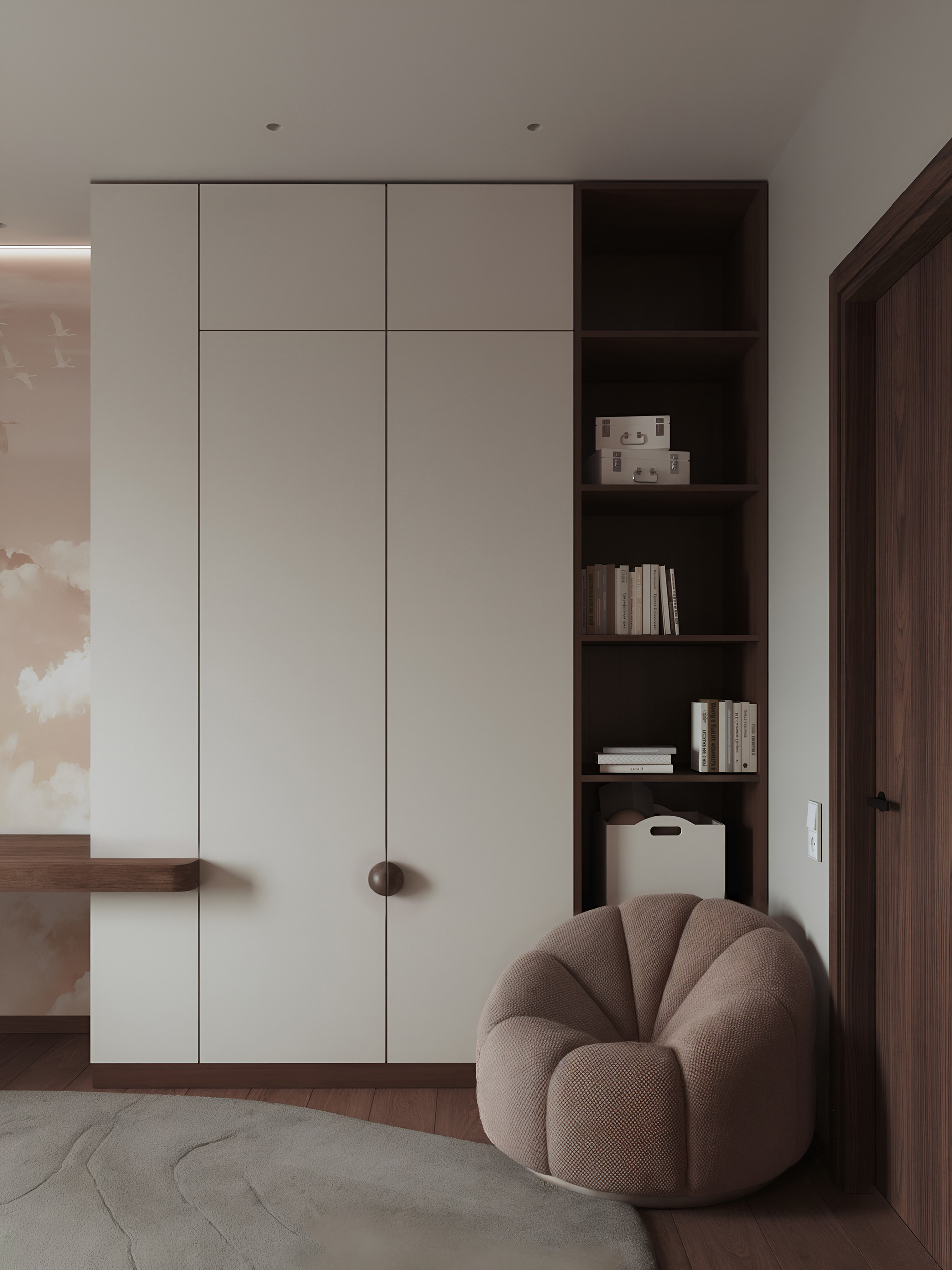 DESIGN PROJECT FOR A GIRL'S ROOM | Детская для девочки-23