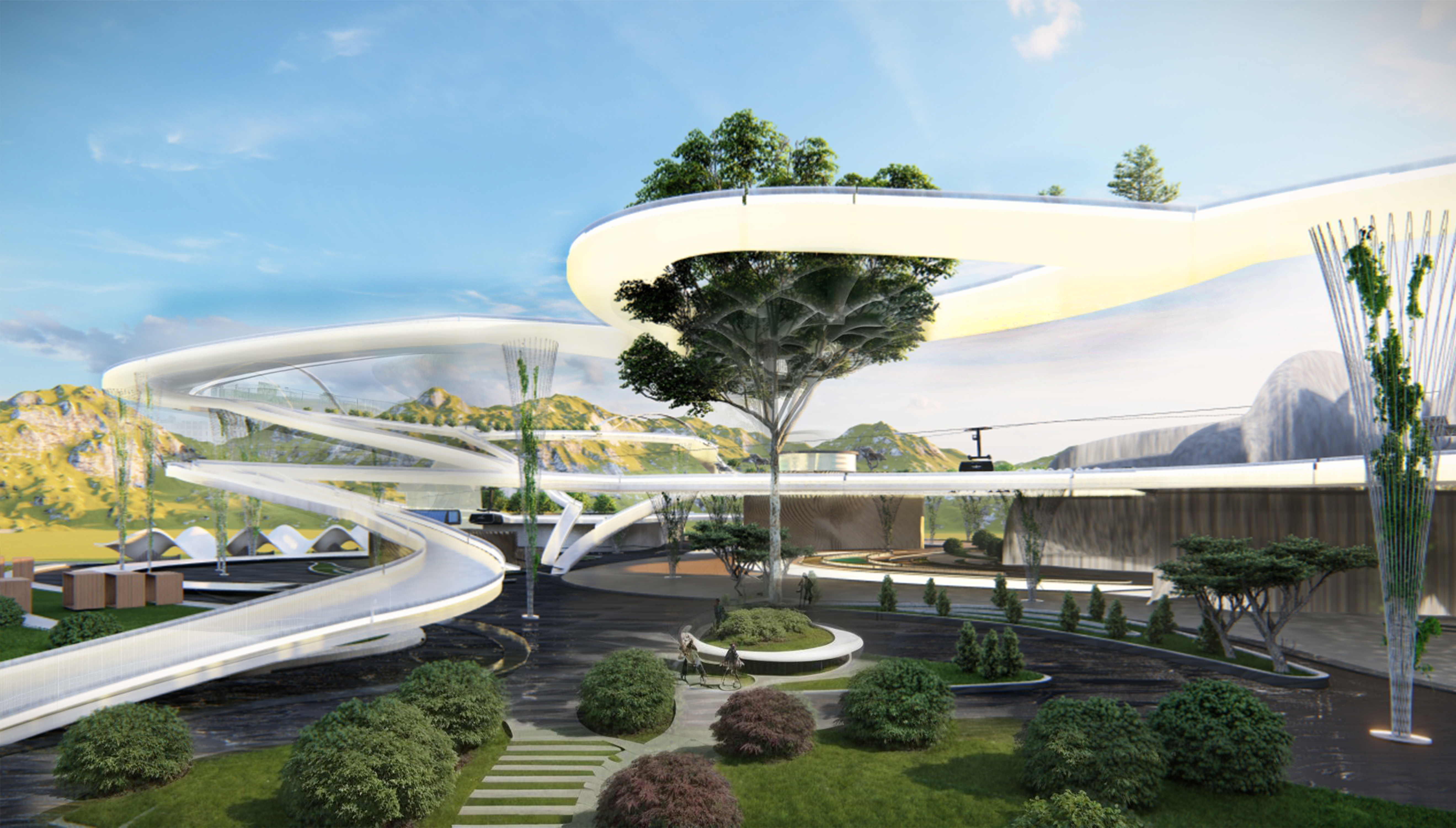 Futuristic Ballet Center (Graduation Project)-15