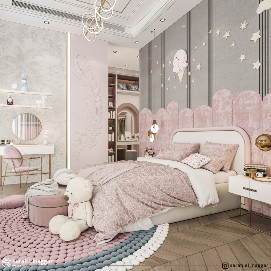 女孩卧室设计-10