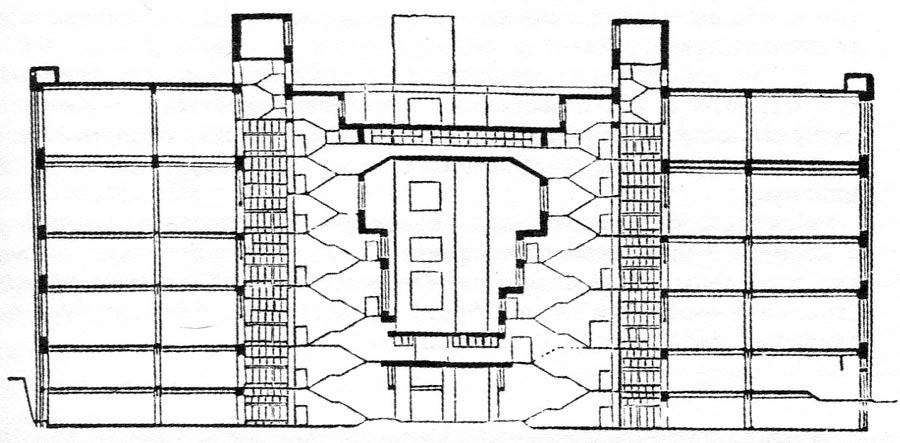 莫斯科中央电报局大楼丨俄罗斯莫斯科丨亚历山大·格林伯格,韦辛宁兄弟,阿列克谢·休谢夫,伊万·雷尔贝格等-24
