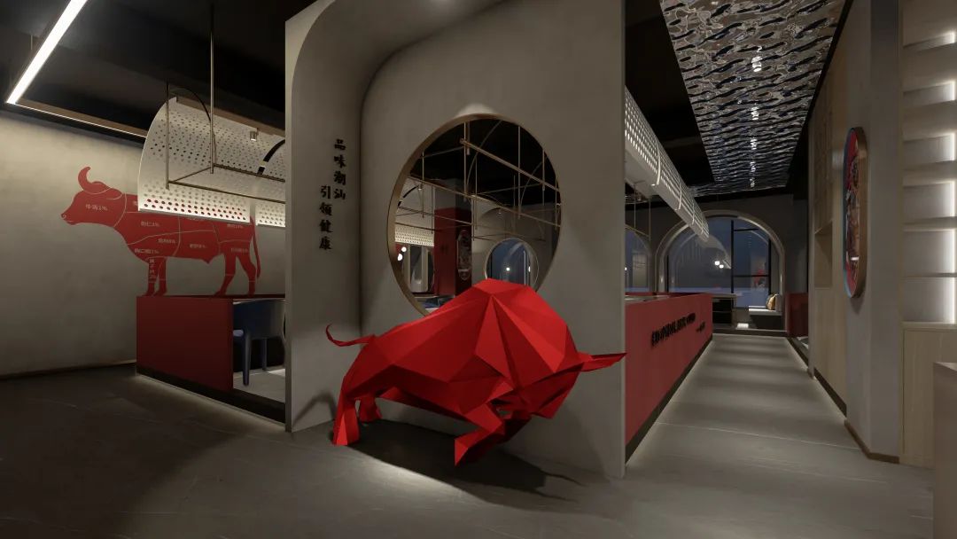 红汕坊新派潮汕牛肉火锅丨中国洛阳丨洛阳市晟宁装饰工程有限公司-10