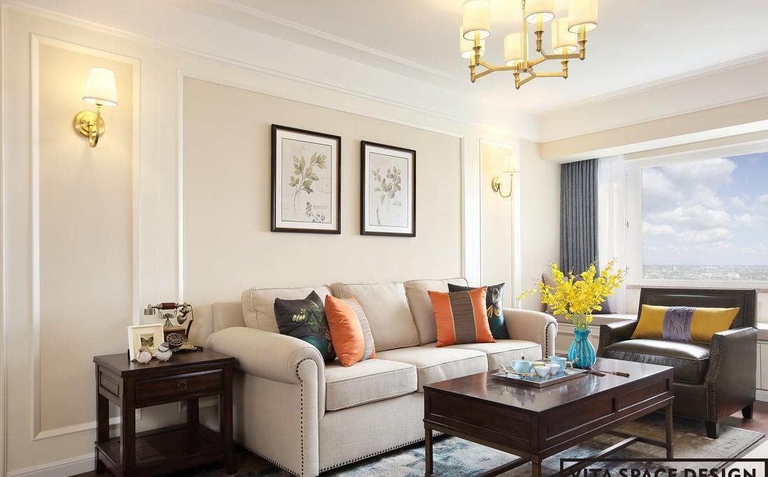 现代美式风格公寓设计,东方花园的优雅与实用-7