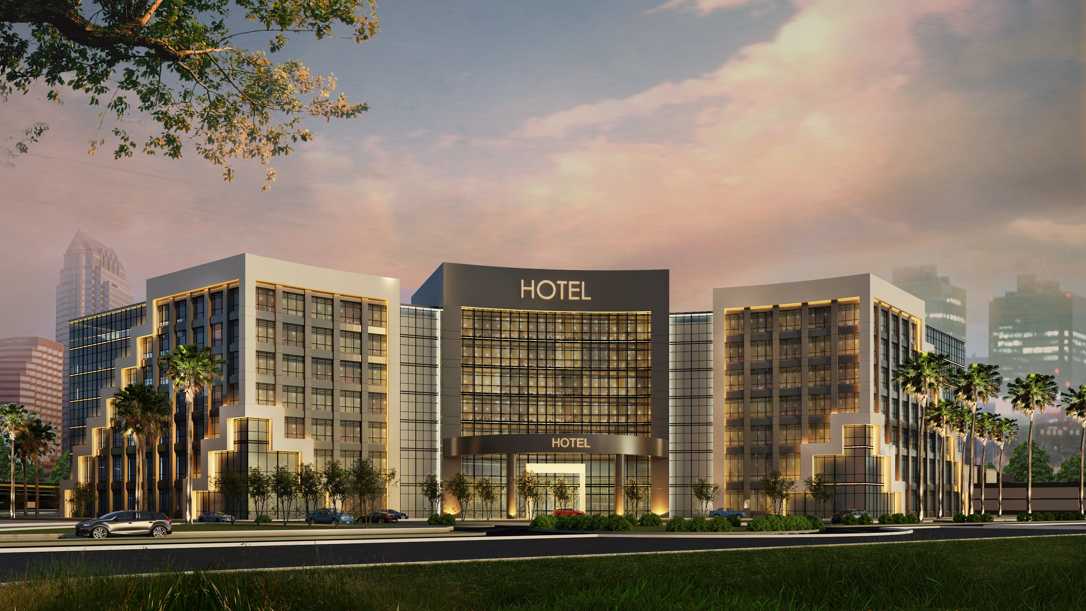 AL GIZA HOTEL 3D 外设计丨埃及-4