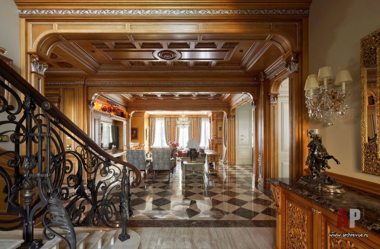 580平米经典独栋别墅室内设计丨设计师 Татьяна Цивилева-6