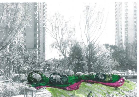 绿化设计中的地被放线手法与植物配置-107