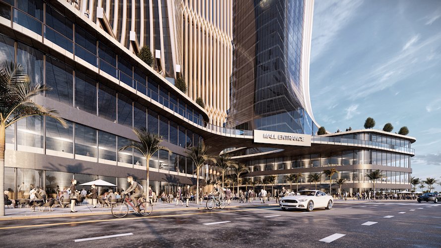 金字塔塔（注：Pyramids Tower这种表达可能不太符合常见的命名逻辑，Pyramids是金字塔的复数形式，Tower是塔，这样的组合可能是特定场所的名称，若有更明确的背景信息，翻译可能会更精准） 丨埃及-3