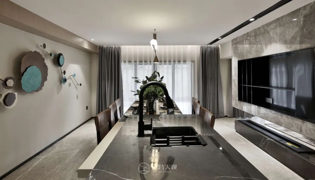 样板房实景丨187㎡现代风，越简单，越高级！-35