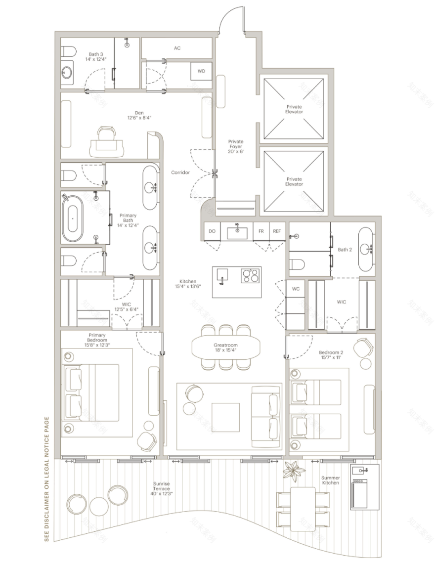 迈阿密光伏玻璃公寓楼丨美国迈阿密丨Arquitectonica-47