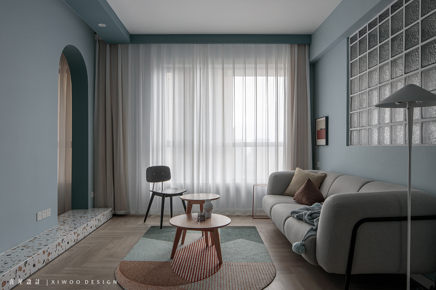 极繁主义打造蓝色海洋之家,温馨治愈空间-22