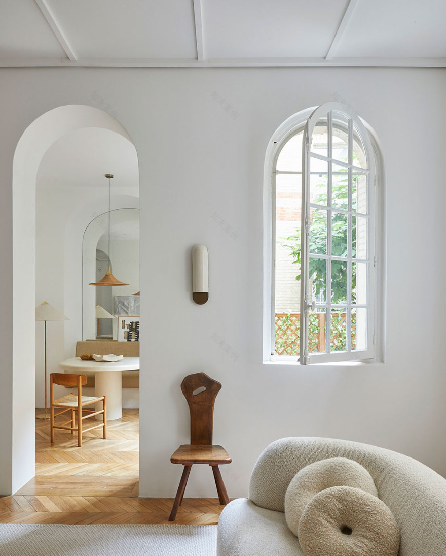 巴黎优雅自然风格公寓设计-6