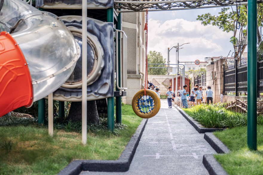 飞行棋幼儿园(上海市徐汇区科技幼儿园文定园景观提升)丨中国上海丨VIA维亚景观-129