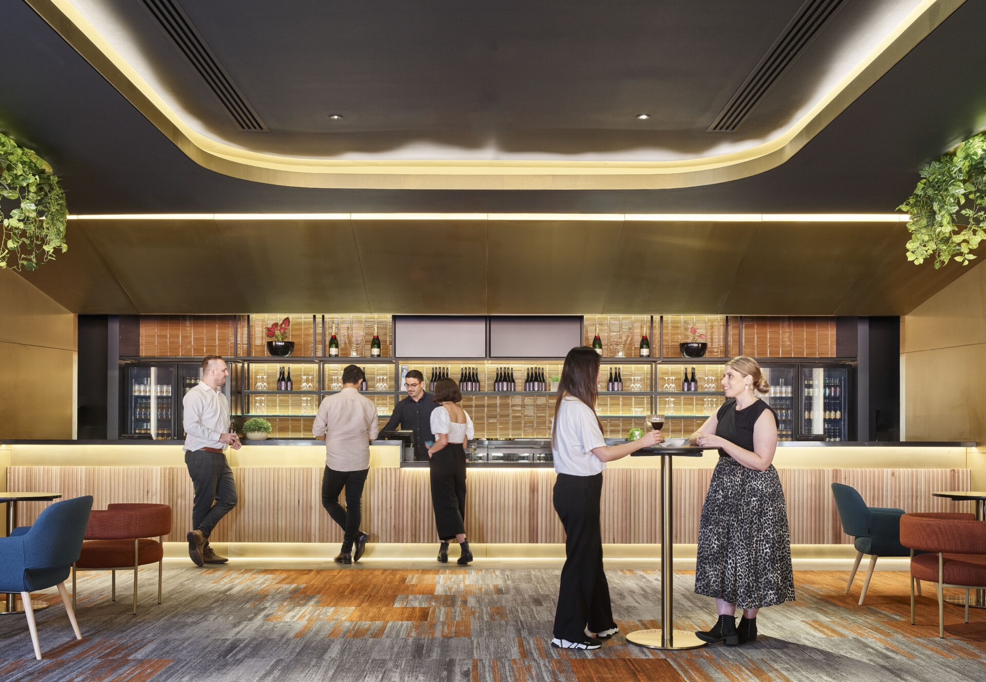 Queensland’s Suncorp Stadium hospitality spaces get a vibrant - and sustainable - update. | IndesignLive-5