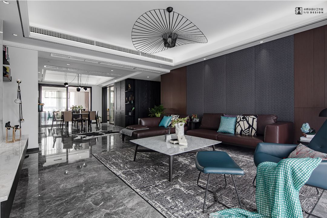 简约黑白灰,现代主义情怀的南北通透之家-24