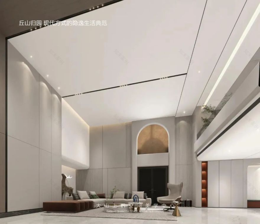 新希望锦麟河院挑空别墅丨中国沈阳丨山石空间全案设计机构-66