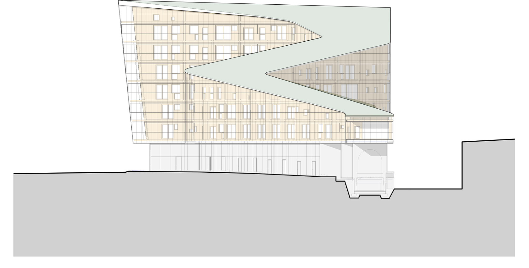 Meander 公寓楼丨芬兰赫尔辛基丨Steven Holl Architects+Newil&Bau-91
