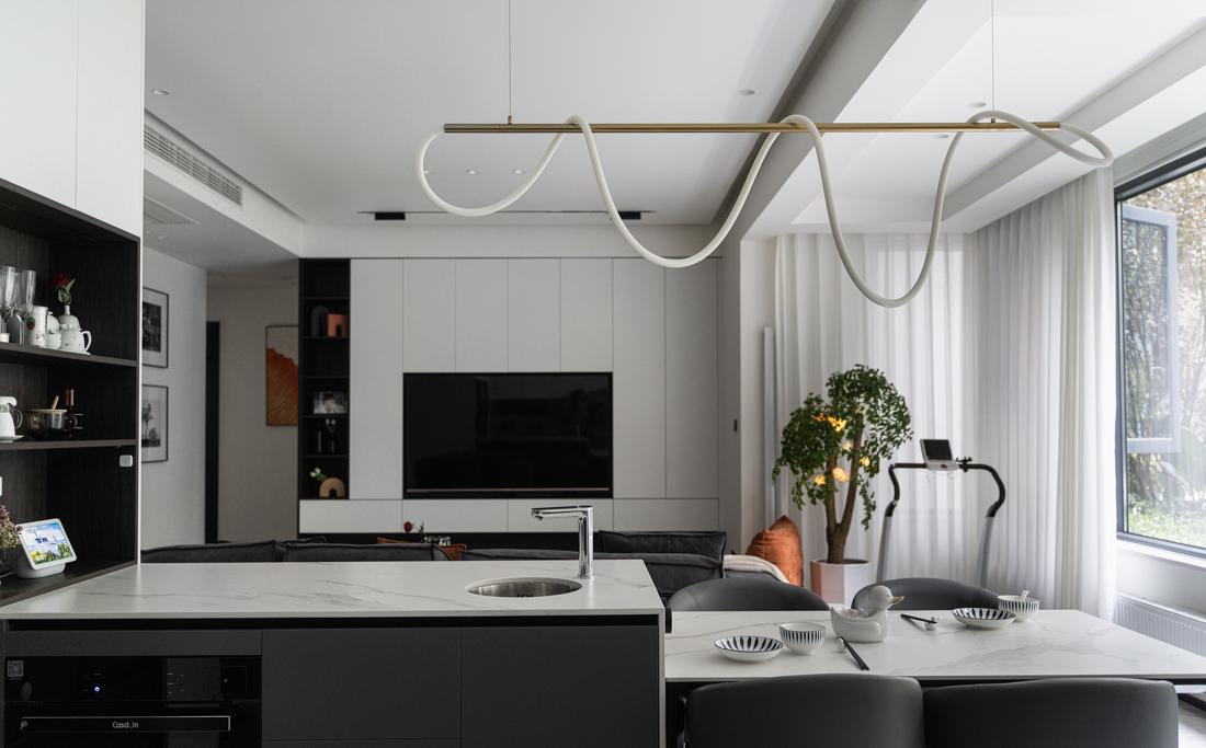 平层温馨现代极简风-34