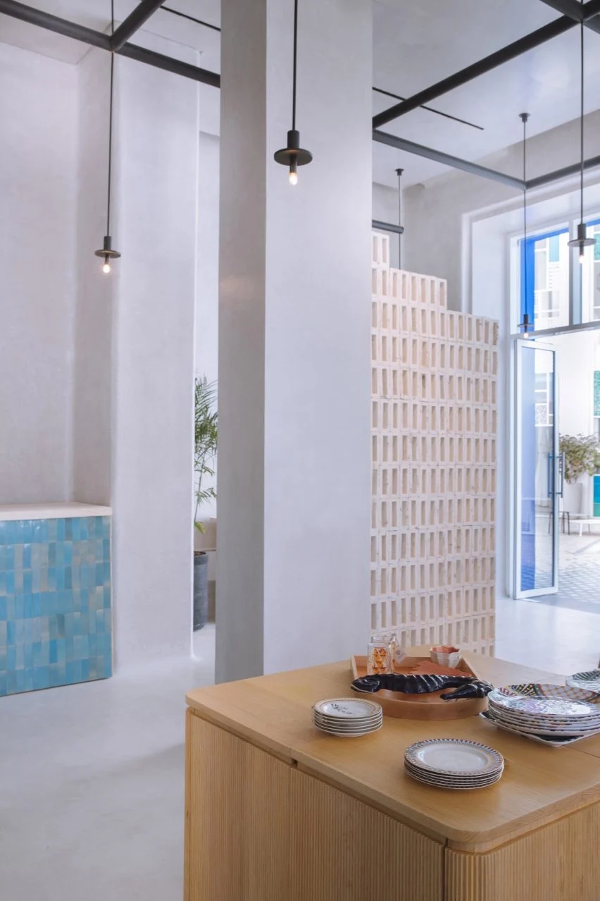 贝壳生物基混凝土砖营造健康的软装店设计丨约旦亚喀巴丨建筑工作室FADAA-2