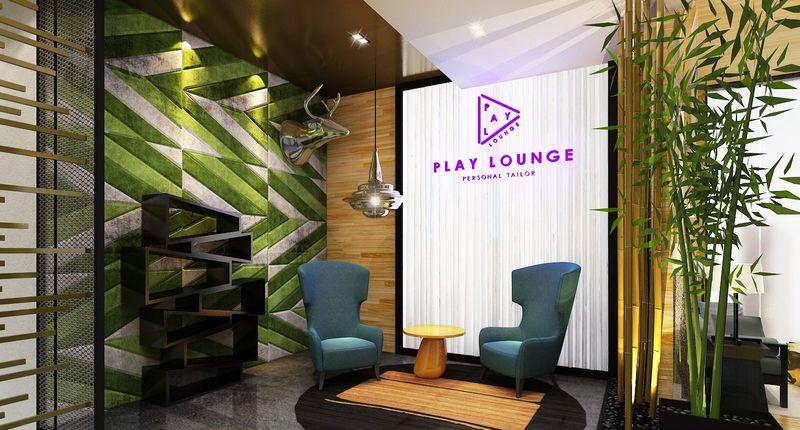 Play Lounge Show Room | 抽象庭院与禅意空间的完美融合-9