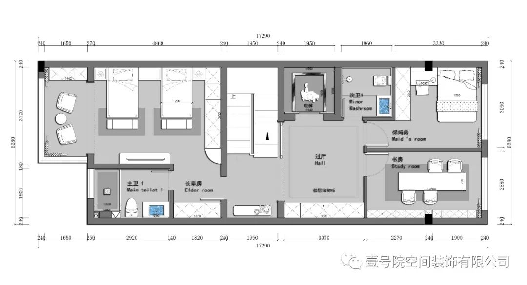 现代简约别墅设计丨壹号院空间装饰-36