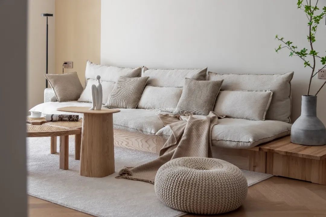 奶油色的温柔 · 打造治愈系的家居空间丨紫苹果装饰-72