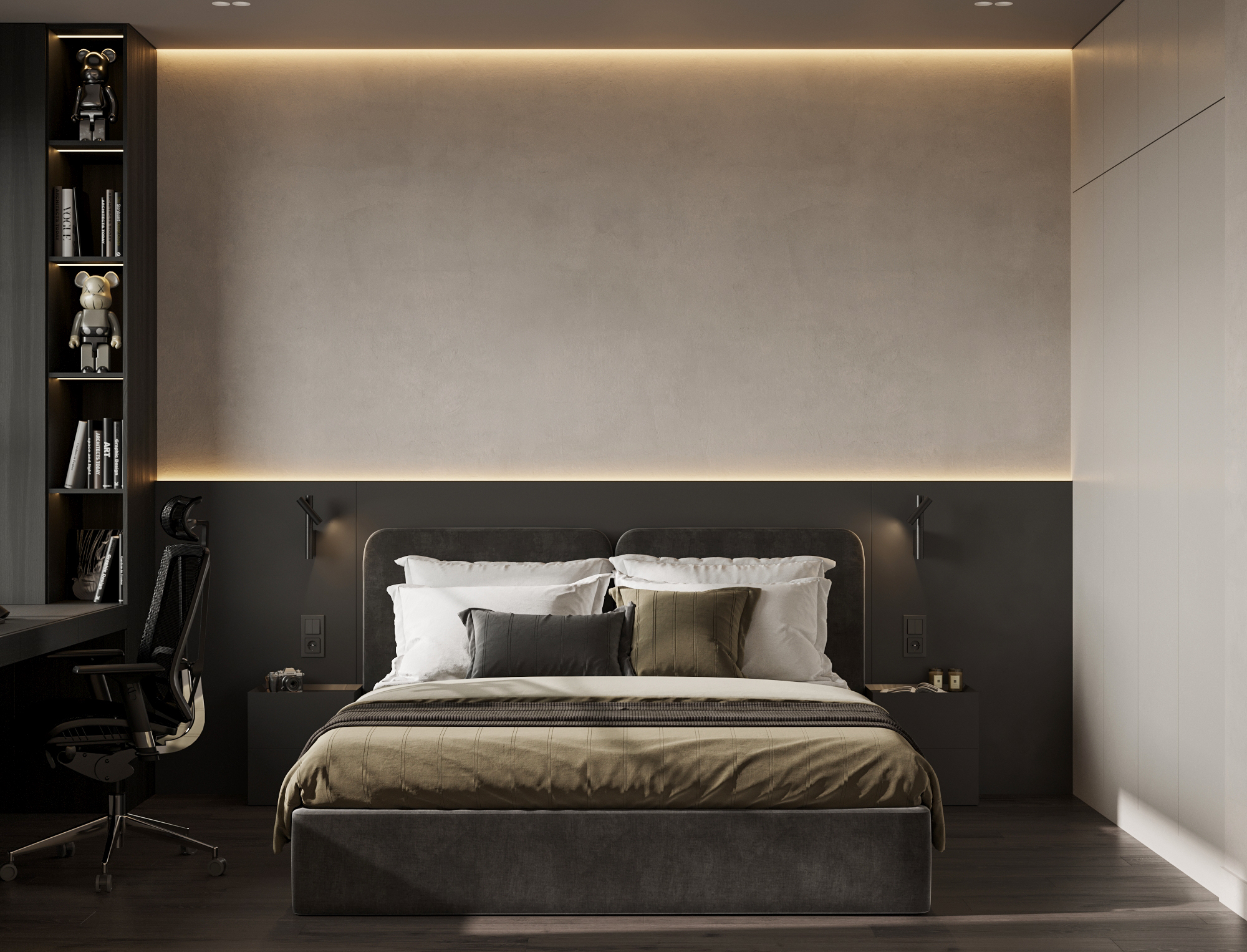 ЖК "Символ"公寓卧室项目-2